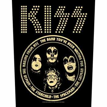 Merch Kiss: Applicazione sulla schiena Hailing From Nyc
