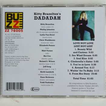 CD Kitty Brazelton's Dadadah: Love Not Love Lust Not Lust