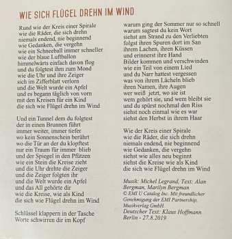 CD Klaus Hoffmann: Septemberherz