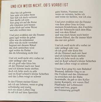 CD Klaus Hoffmann: Septemberherz