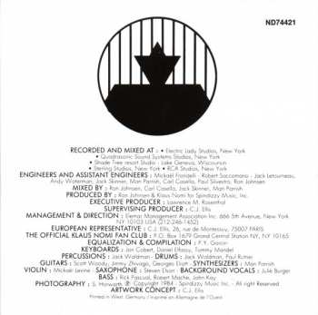 CD Klaus Nomi: Encore!