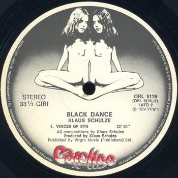 LP Klaus Schulze: Blackdance