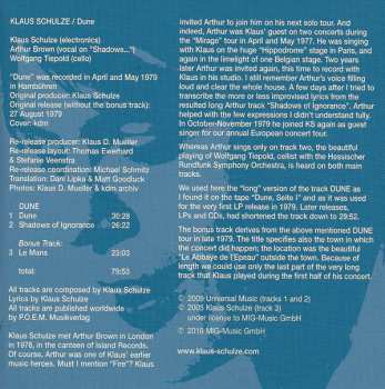 CD Klaus Schulze: Dune
