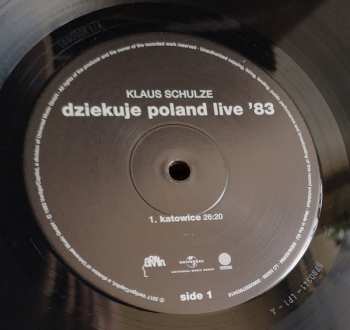 2LP Klaus Schulze: Dziękuję Poland Live '83