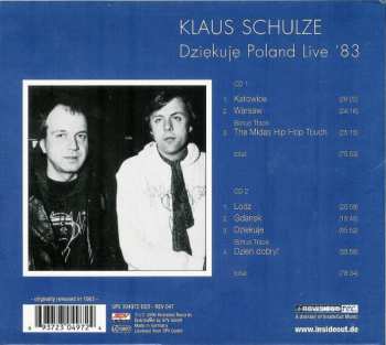 2CD Klaus Schulze: Dziękuję Poland Live '83 DIGI