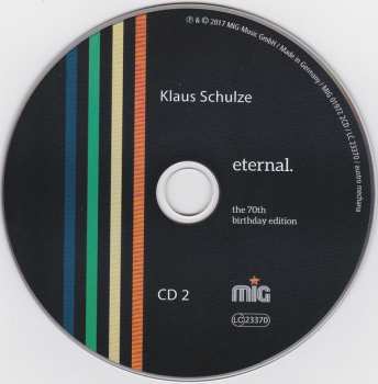 2CD Klaus Schulze: Eternal. The 70th Birthday Edition.