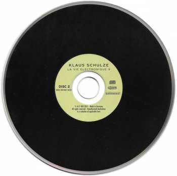 3CD Klaus Schulze: La Vie Electronique 9