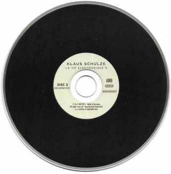 3CD Klaus Schulze: La Vie Electronique 9