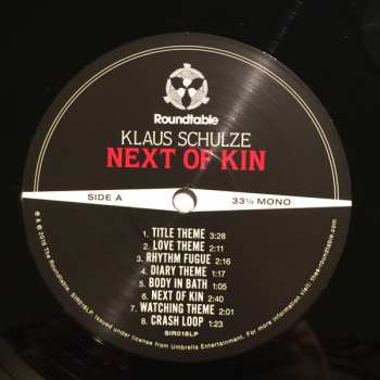 LP Klaus Schulze: Next Of Kin (Music from the Motion Picture Soundtrack)