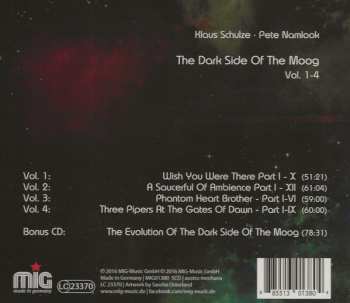 5CD/Set di cofanetti Klaus Schulze: The Dark Side Of The Moog Vol. 1-4 LTD