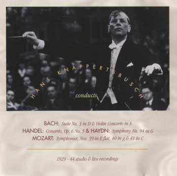Album Knappertsbusch: Knappertsbusch Conducts Bach