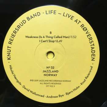 LP Knut Reiersrud Band: Life – Live at Røverstaden