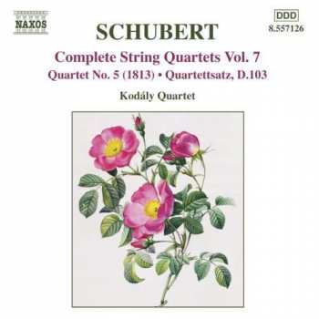 CD Franz Schubert: Complete String Quartets Vol.7