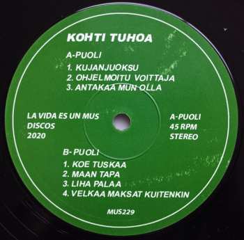 LP Kohti Tuhoa: Kohti Tuhoa CLR