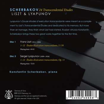 2CD Franz Liszt: 24 Transcendental Etudes
