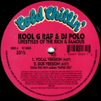 LP Kool G Rap & D.J. Polo: Lifestyles Of The Rich & Famous