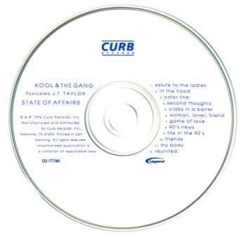 CD Kool & The Gang: State Of Affairs