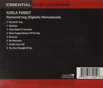 CD Korla Pandit: Rememb'ring With Korla Pandit