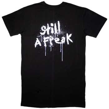 Merce Korn: Korn Ladies T-shirt Dress: Still A Freak (back Print) (large) L