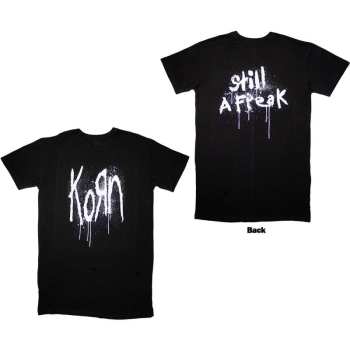 Merce Korn: Korn Ladies T-shirt Dress: Still A Freak (back Print) (large) L