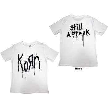 Merce Korn: Korn Ladies T-shirt: Still A Freak (back Print) (small) S