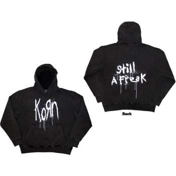 Merce Korn: Korn Unisex Pullover Hoodie: Still A Freak (back Print & Wash Collection) (small) S