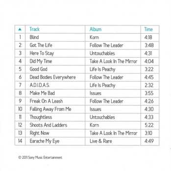 CD Korn: Playlist: The Very Best Of Korn
