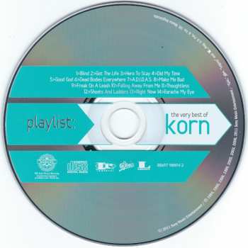 CD Korn: Playlist: The Very Best Of Korn