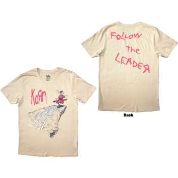Merce Korn: Korn Unisex T-shirt: Follow The Leader Hopscotch (back Print) (small) S