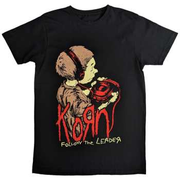 Merce Korn: Korn Unisex T-shirt: Follow The Leader (back Print) (small) S