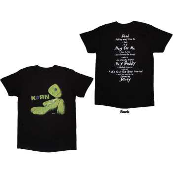 Merce Korn: Korn Unisex T-shirt: Issues Tracklist (back Print) (small) S