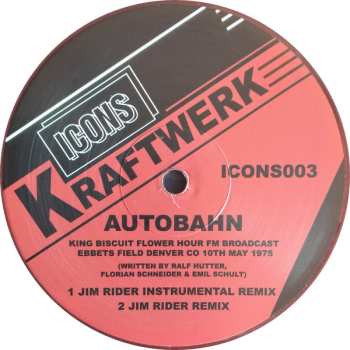 LP Kraftwerk: Autobahn (Jim Rider Remixes) CLR | LTD