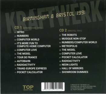 2CD Kraftwerk: Birmingham & Bristol 1991 - Classic Live FM Broadcast DIGI