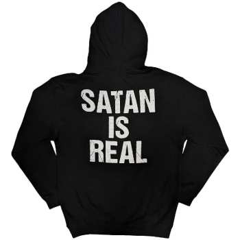 Merce Kreator: Kreator Unisex Pullover Hoodie: Satan Is Real (back Print) (small) S