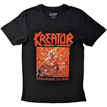Merce Kreator: Kreator Unisex T-shirt: Pleasure To Kill (back Print) (small) S