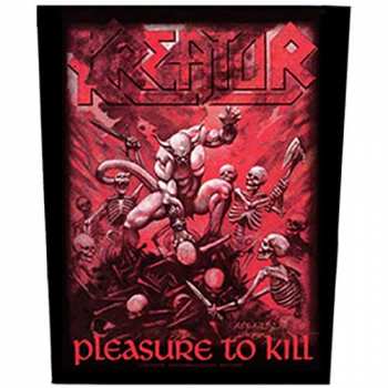 Merch Kreator: Applicazione sulla schiena Pleasure To Kill