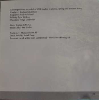 CD Kristian Lindeman: Songs For Piano