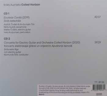 2CD Krists Auznieks: Coiled Horizon