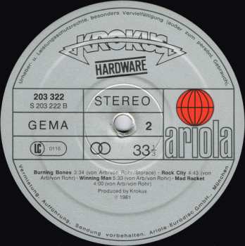 LP Krokus: Hardware