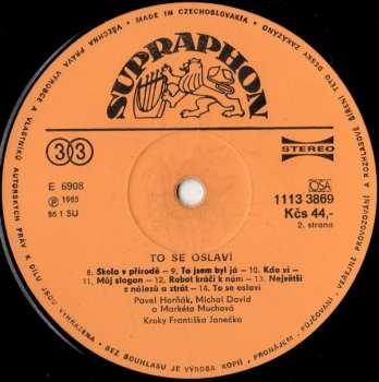 LP Michal David: To Se Oslaví