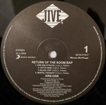 2LP KRS-One: Return Of The Boom Bap LTD