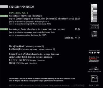 CD Krzysztof Penderecki: Concertos Vol. 8