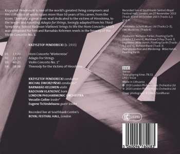 CD The London Philharmonic Orchestra: Horn And Violin Concertos