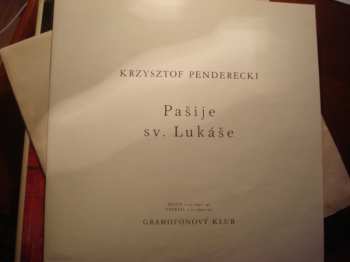 2LP/Set di cofanetti Krzysztof Penderecki: Pašije Sv. Lukáše