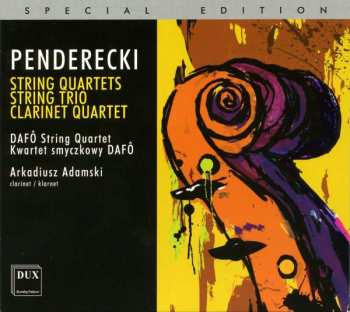 CD Krzysztof Penderecki: Streichquartette Nr.1-3
