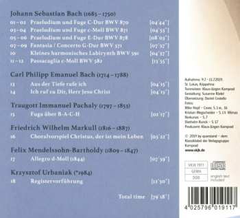 CD Krzysztof Urbaniak: Johann-Ernst-Hähnel-Orgel, Krippehna