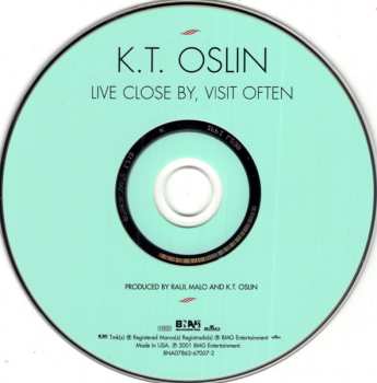 CD K.T. Oslin: Live Close By, Visit Often