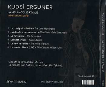 CD Kudsi Erguner: La Mélancolie Royale