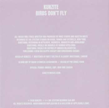 CD Kunzite: Birds Don't Fly