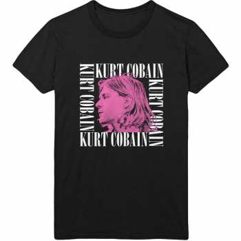 Merch Kurt Cobain: Maglietta Head Shot Frame 